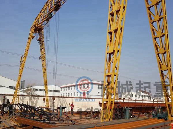 山東煙臺80噸龍門吊廠家 門式起重機的使用形式